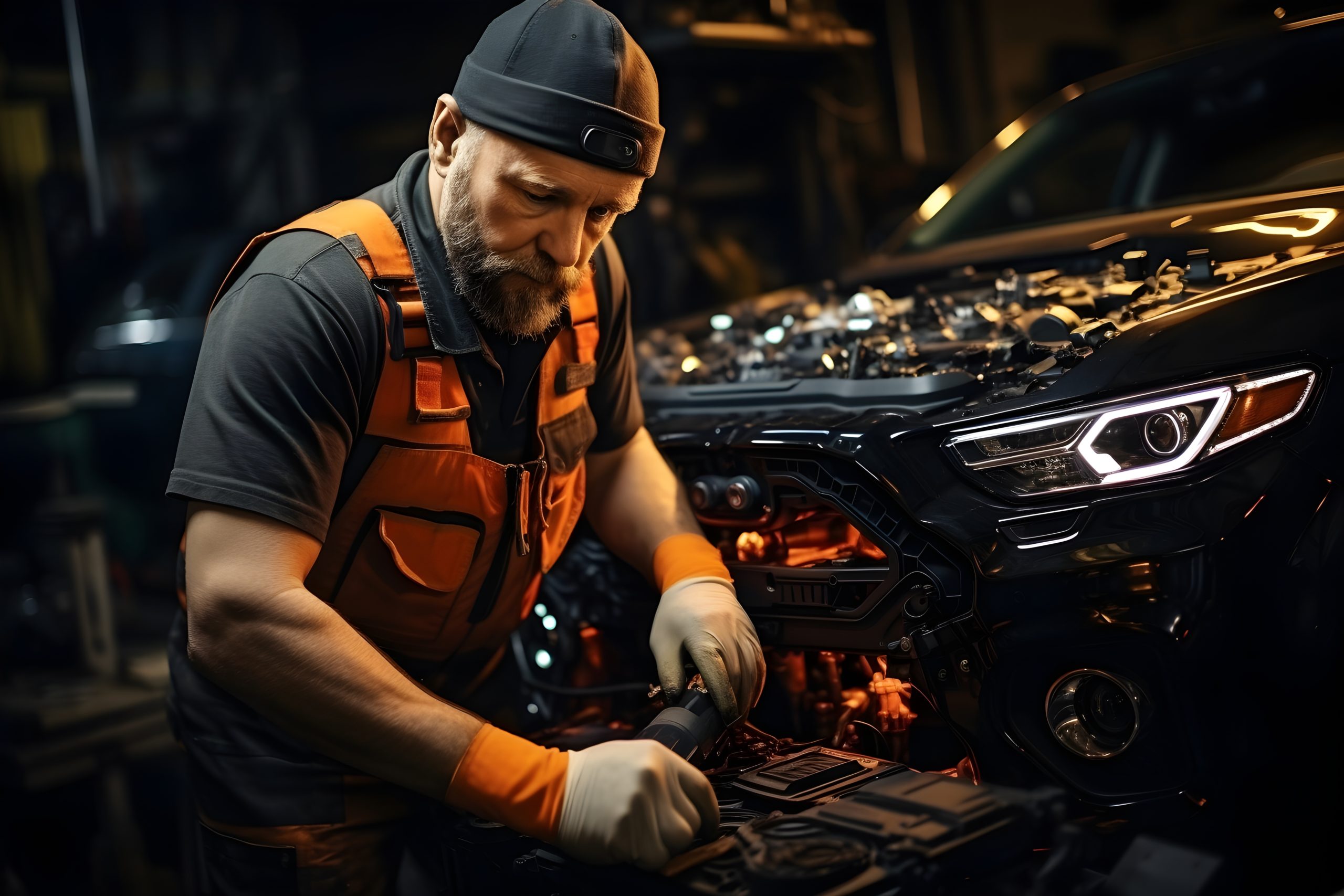 cinematic-shot-automotive-technician-background Vehicle diagnostics at Yazid's Mobile Mechanic