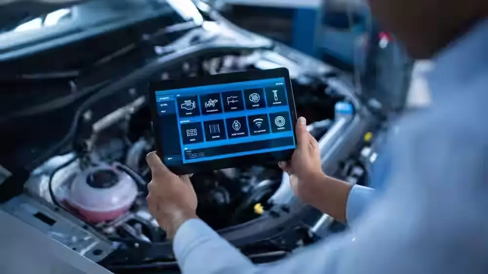 Vehicle diagnostics at Yazid's Mobile Mechanic